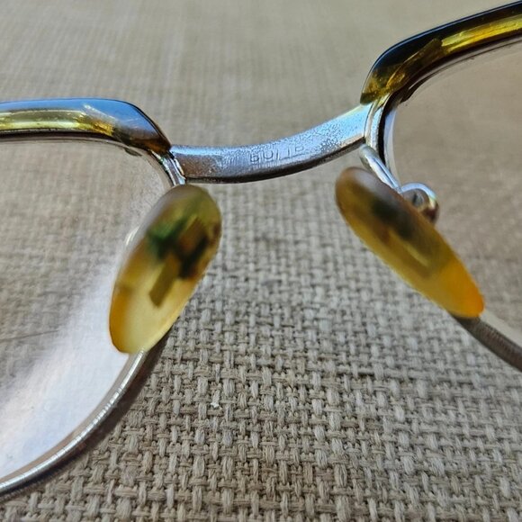 Vintage Safilo Women Glasses Frame Silver Tone 50[]18 135 Eyeglasses Eye Wear main image 4